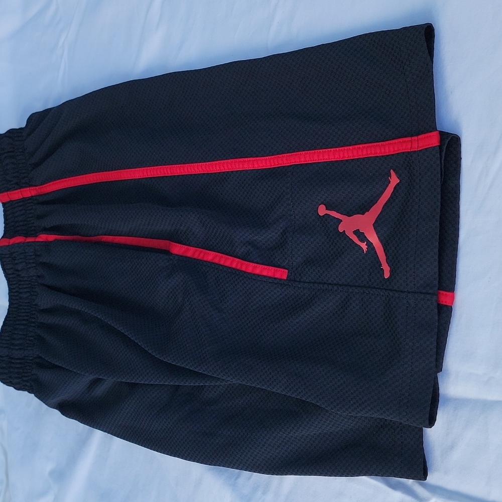 Michael Jordan Shorts Size Medium, Black and Red